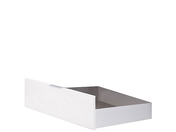 Шафа у спальню Асті AS-40 ОПЦІЯ шухляда до ліжка 1.2 і 1,4 білий глянець/дуб крафт