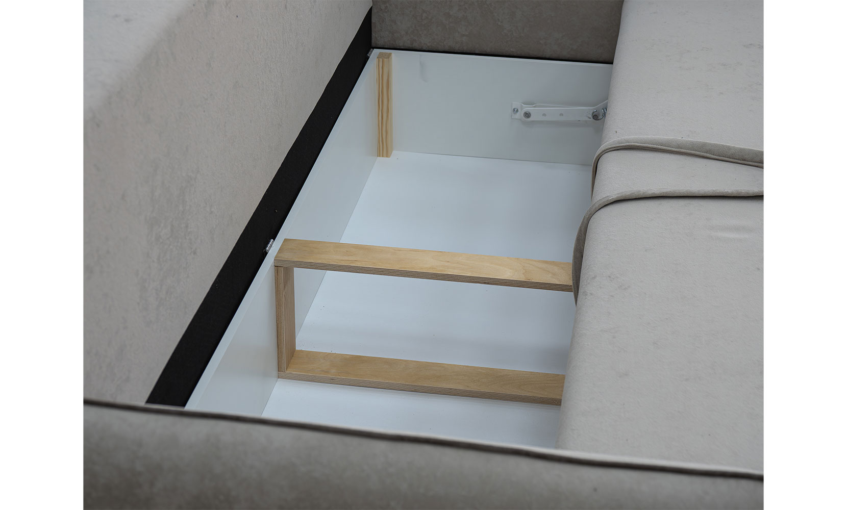 Прямий диван Верона king 2 beige/5 cocoa/горіх91 - фото 5