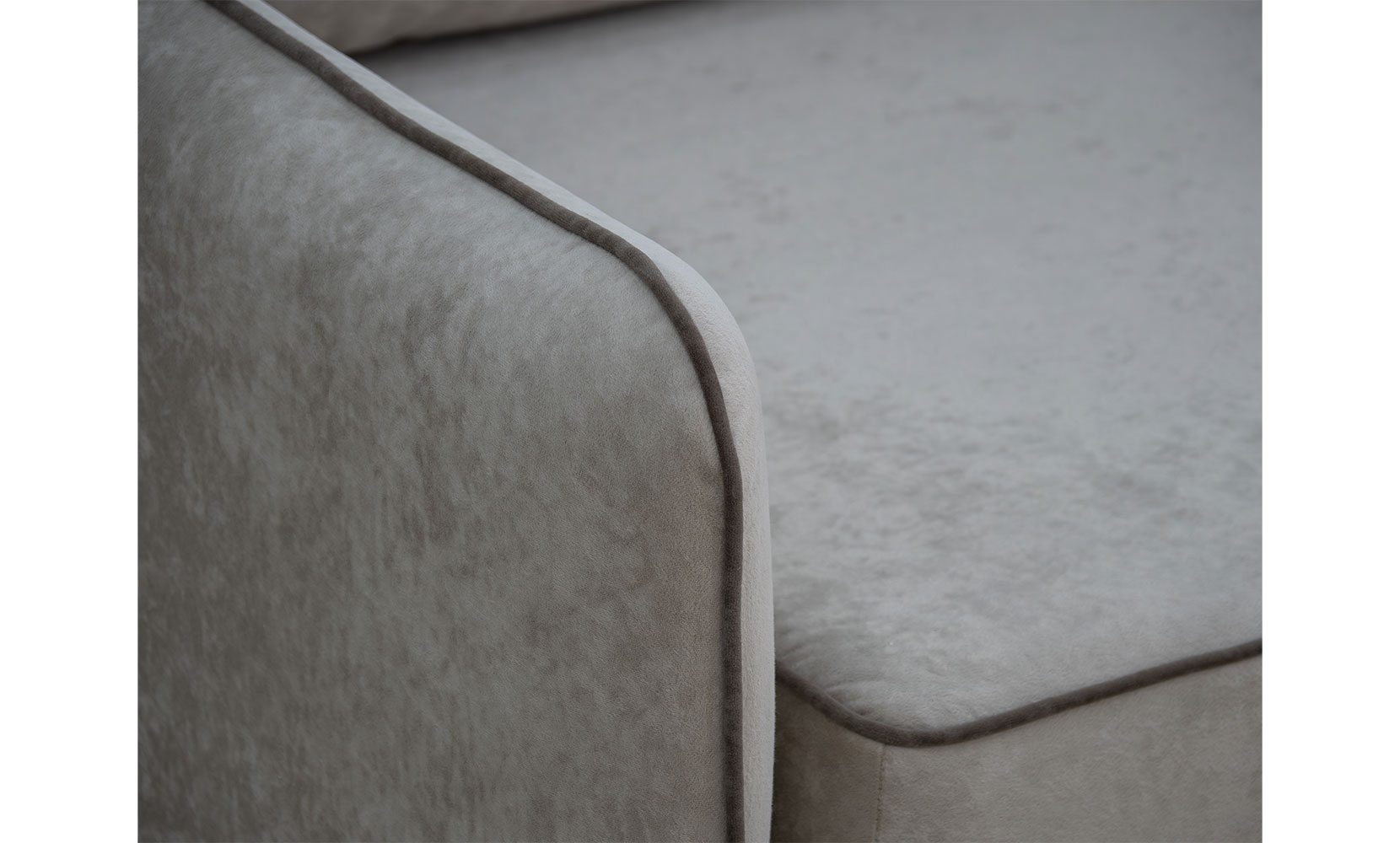 Прямий диван Верона king 2 beige/5 cocoa/горіх91 - фото 6