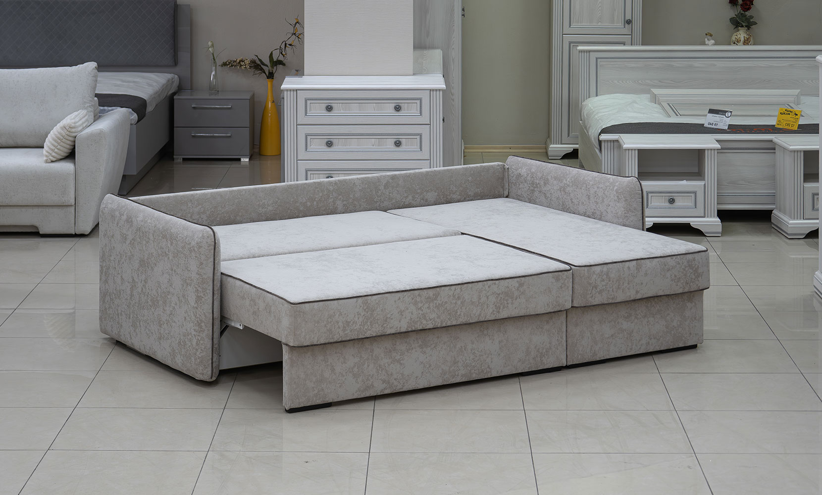 Кутовий диван Верона ПР(Г) king 2 beige/5 cocoa /горіх91 - фото 4 Кутовий диван Верона ПР(Г) king 2 beige/5 cocoa /горіх91 - фото 4