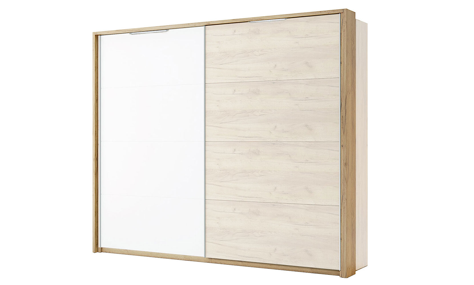 Шафа у спальню Асті AS-69 ОПЦІЯ rарніз з підсв. до шафи-купе 2,5м білий глянець/дуб крафт - фото 2 Шафа у спальню Асті AS-69 ОПЦІЯ rарніз з підсв. до шафи-купе 2,5м білий глянець/дуб крафт - фото 2