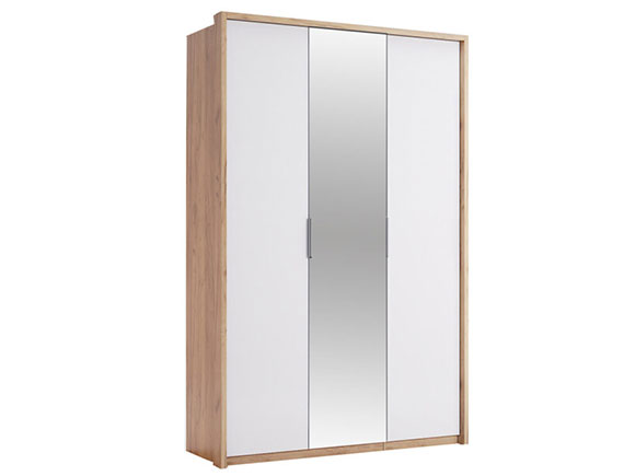 Шафа у спальню Асті AS-13 шафа 3дв білий глянець/дуб крафт Шафа у спальню Асті AS-13 шафа 3дв білий глянець/дуб крафт