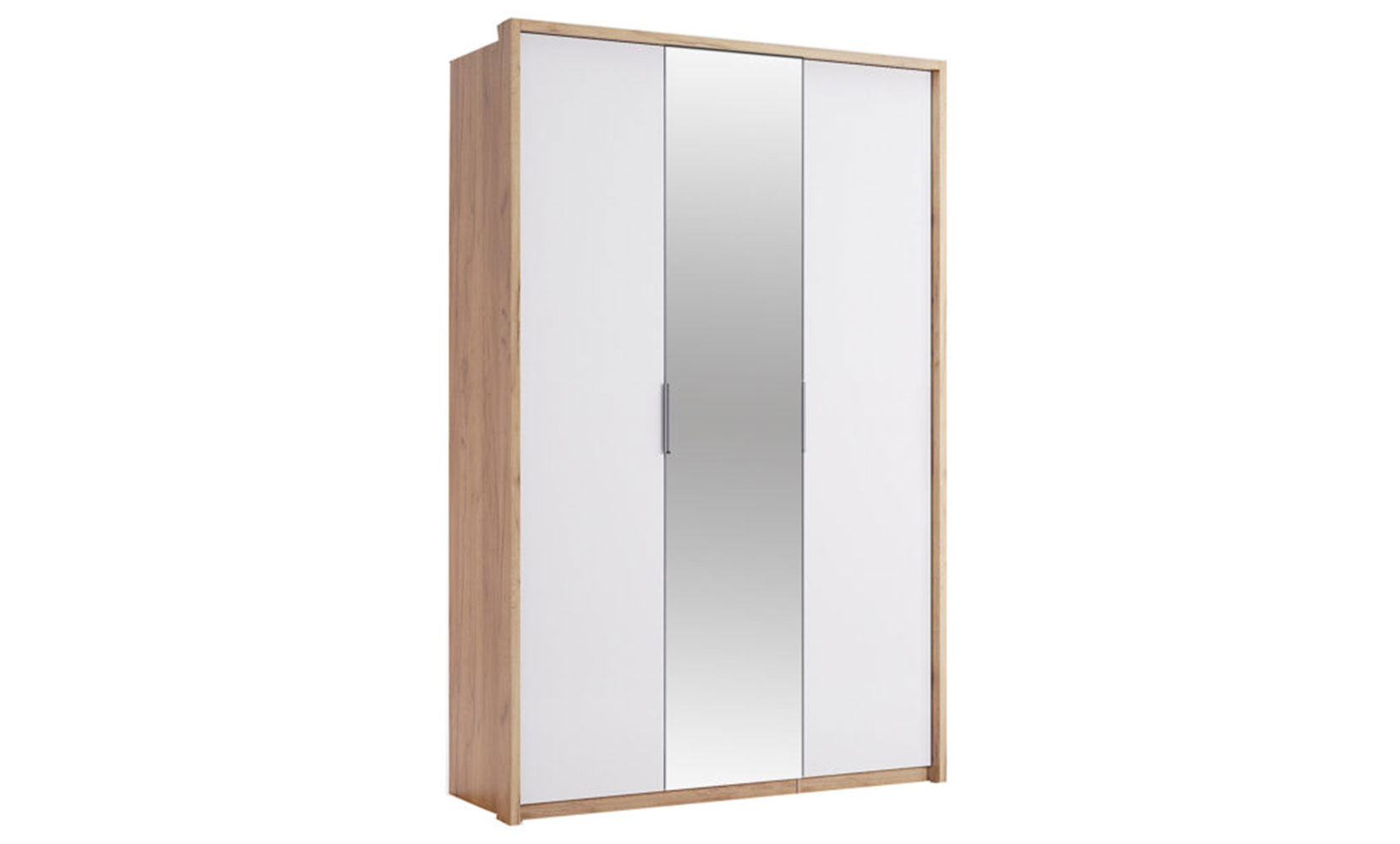 Шафа у спальню Асті AS-13 шафа 3дв білий глянець/дуб крафт - фото 1