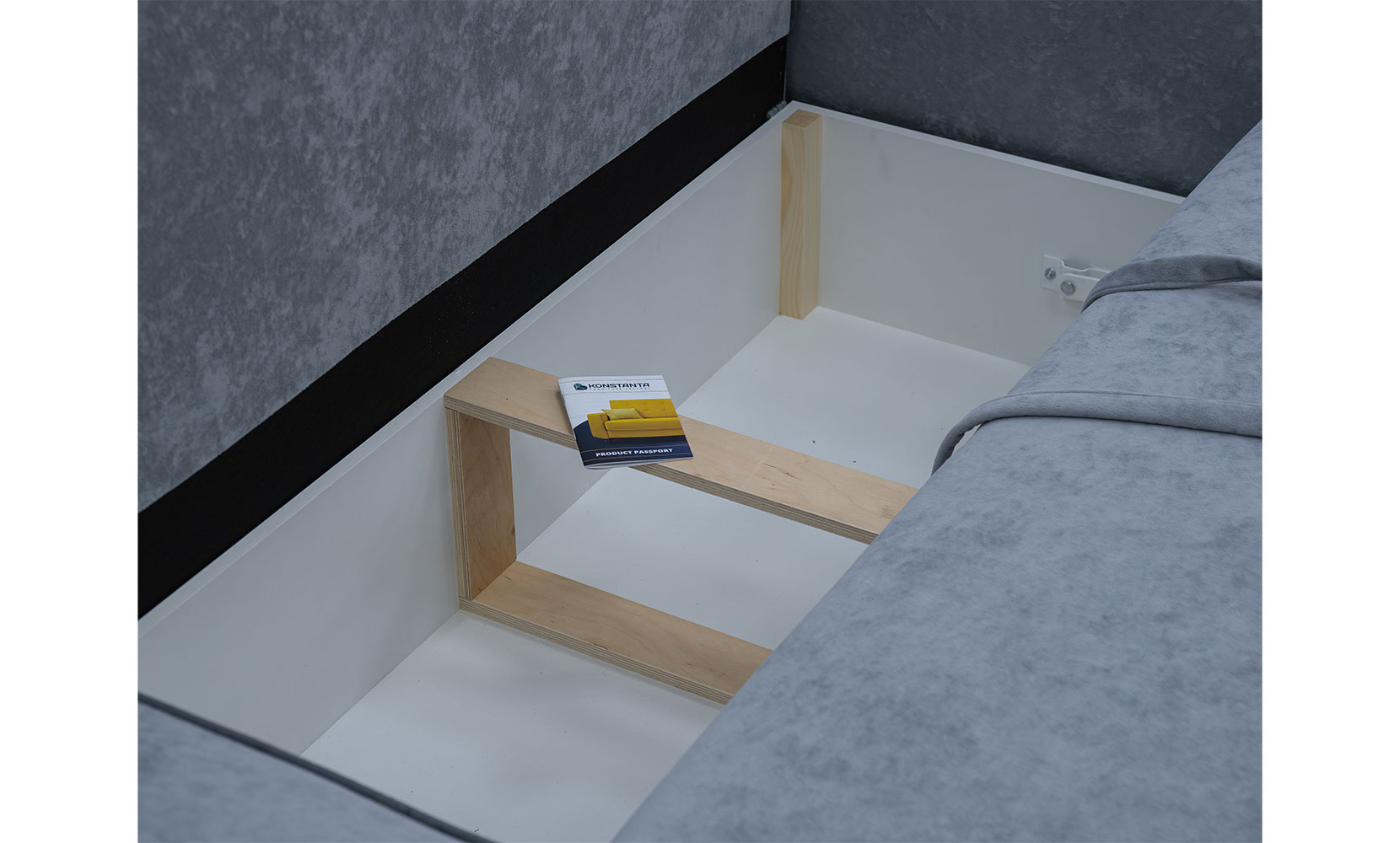 Кутовий диван Верона ЛВ(7) king 8 dove /11 grafit /горіх91 - фото 9