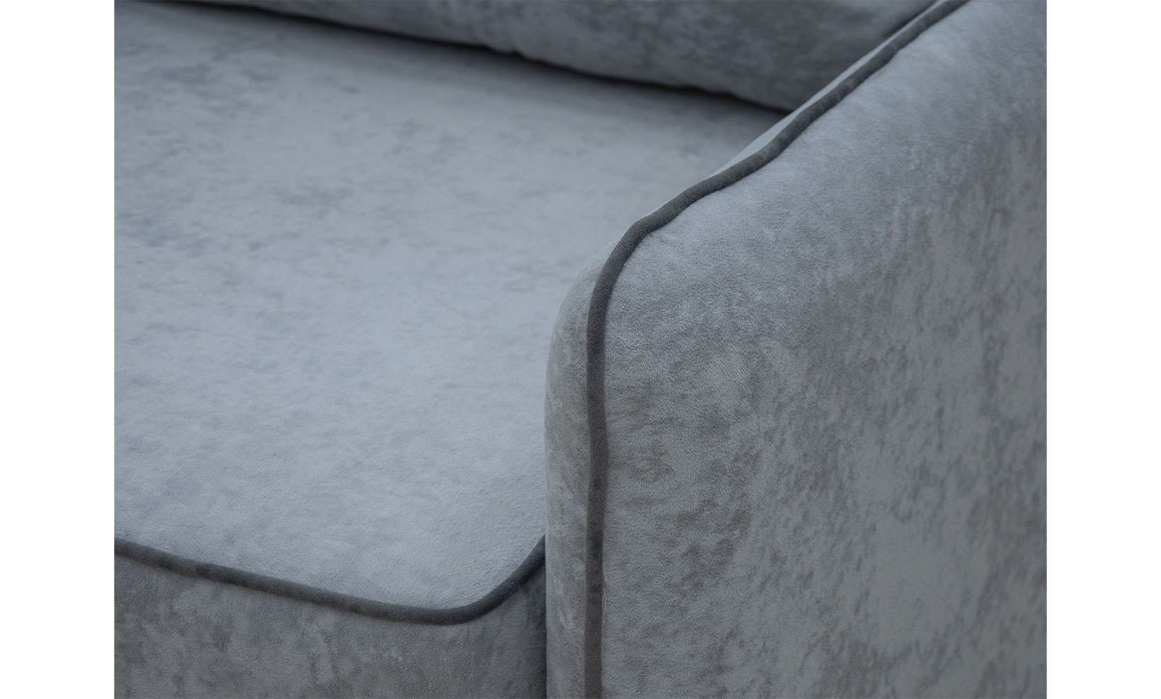 Кутовий диван Верона ЛВ(7) king 8 dove /11 grafit /горіх91 - фото 10