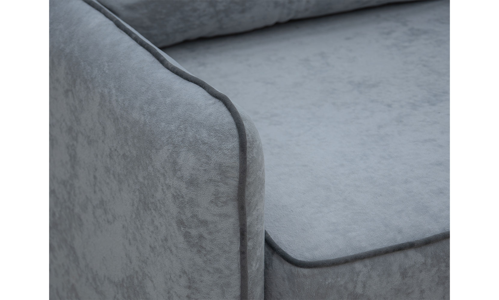 Кутовий диван Верона ПР(Г) king 8 dove/11 grafit/горіх91 - фото 10