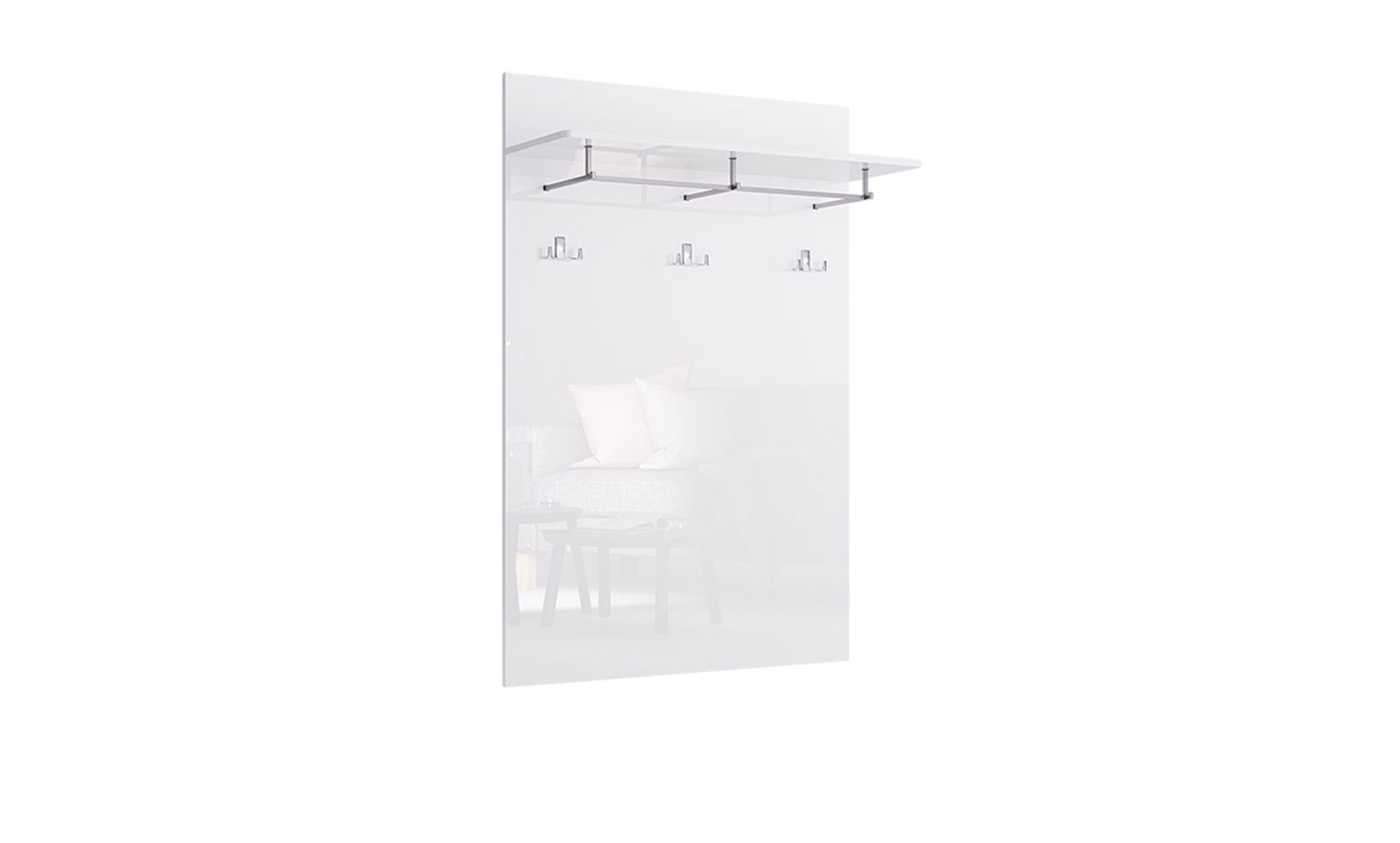 Вішак Стелла SL-92 вішалка глянець білий - фото 1