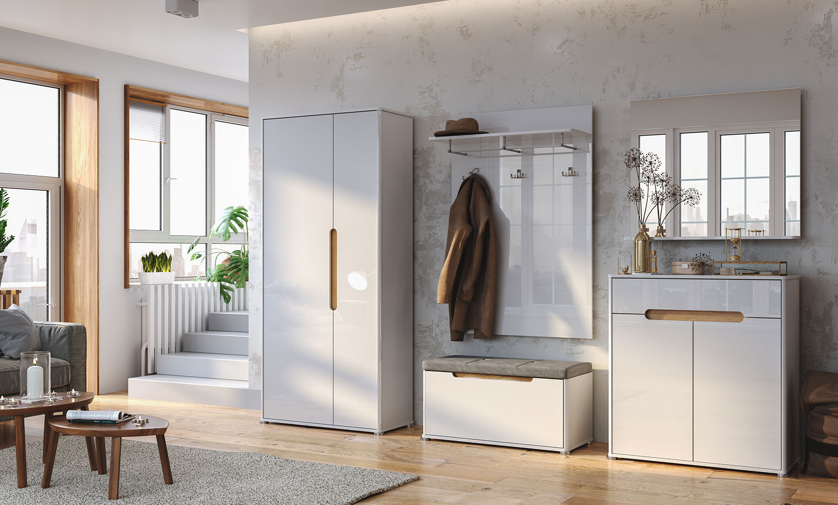 Вішак Стелла SL-92 вішалка глянець білий - фото 7