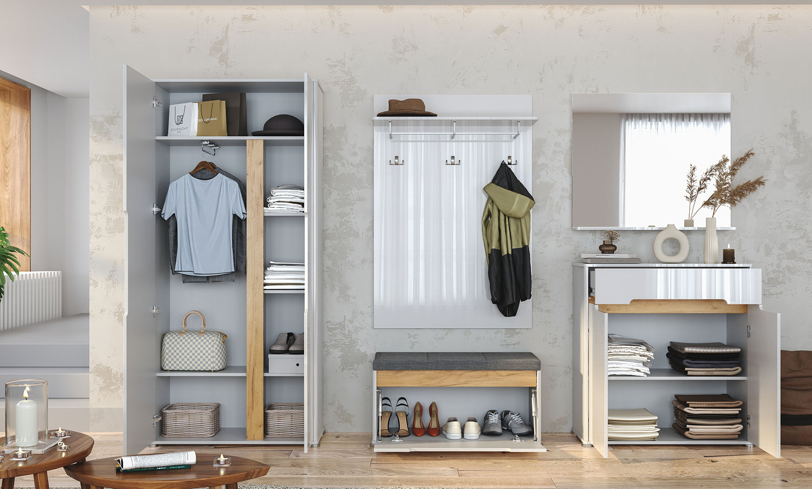 Дзеркало Стелла SL-800 дзеркало глянець білий - фото 5