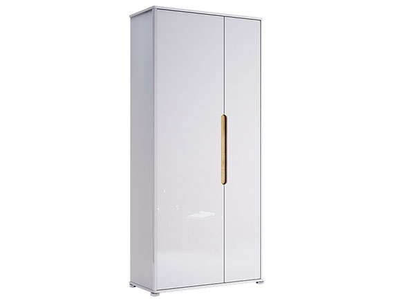 Шафа в прихожу Стелла SL-122 шафа 2дв глянець білий