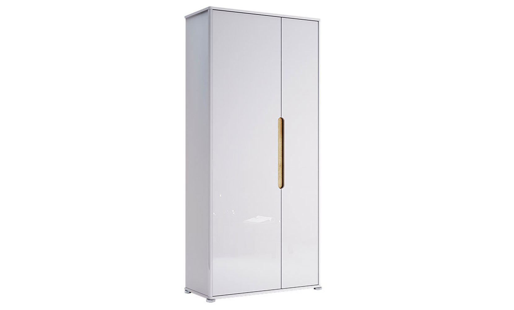 Шафа в прихожу Стелла SL-122 шафа 2дв глянець білий - фото 1