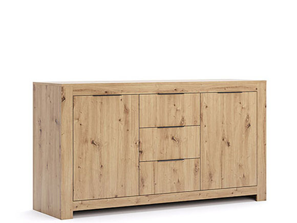 Томмі TM-166 комод 2дв3шх дуб артізан