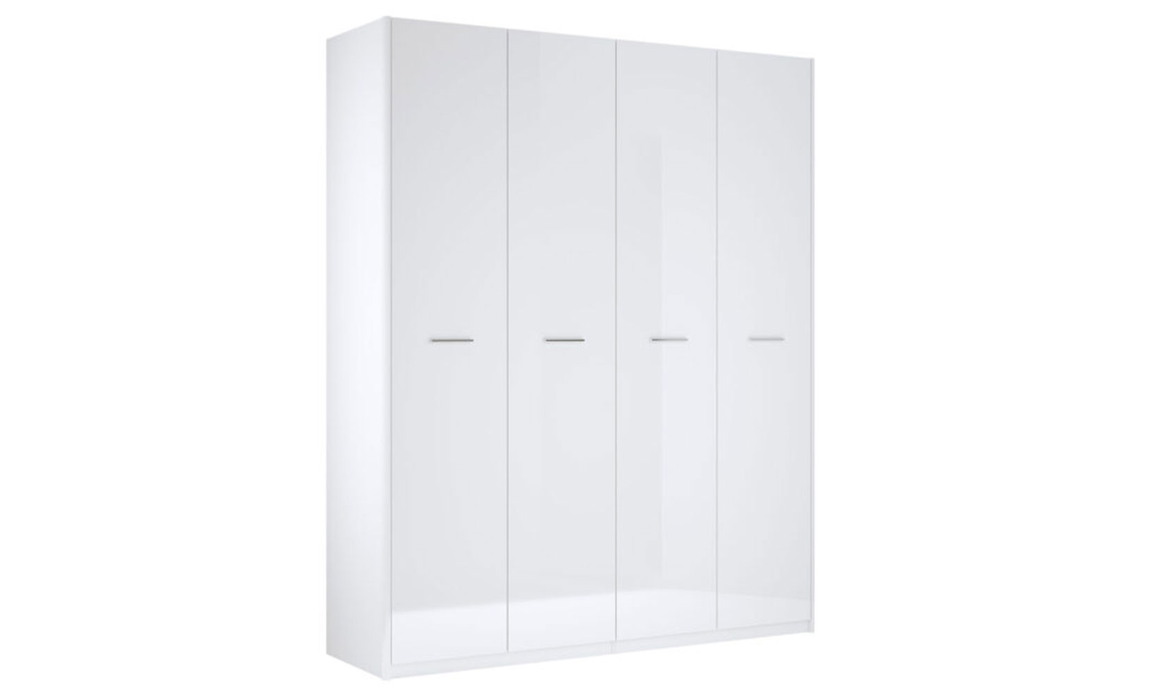 Шафа у спальню Белладжіо BD-24 шафа 4в б/дзеркал глянець білий - фото 1