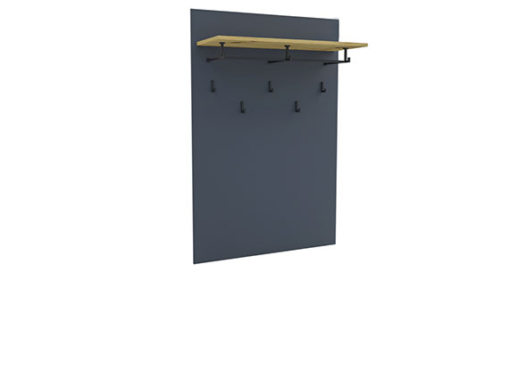 Вішак Брістоль вішалка велика ВШ-80/120/20 антрацит/дуб артизан