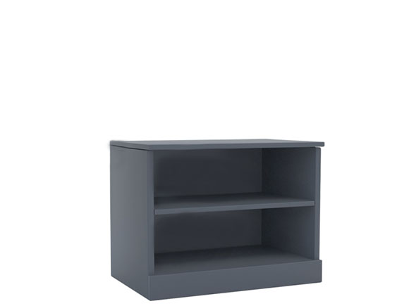 Тумба для взуття Брістоль тумба для взуття відкрита 60/47/39 антрацит/дуб артизан