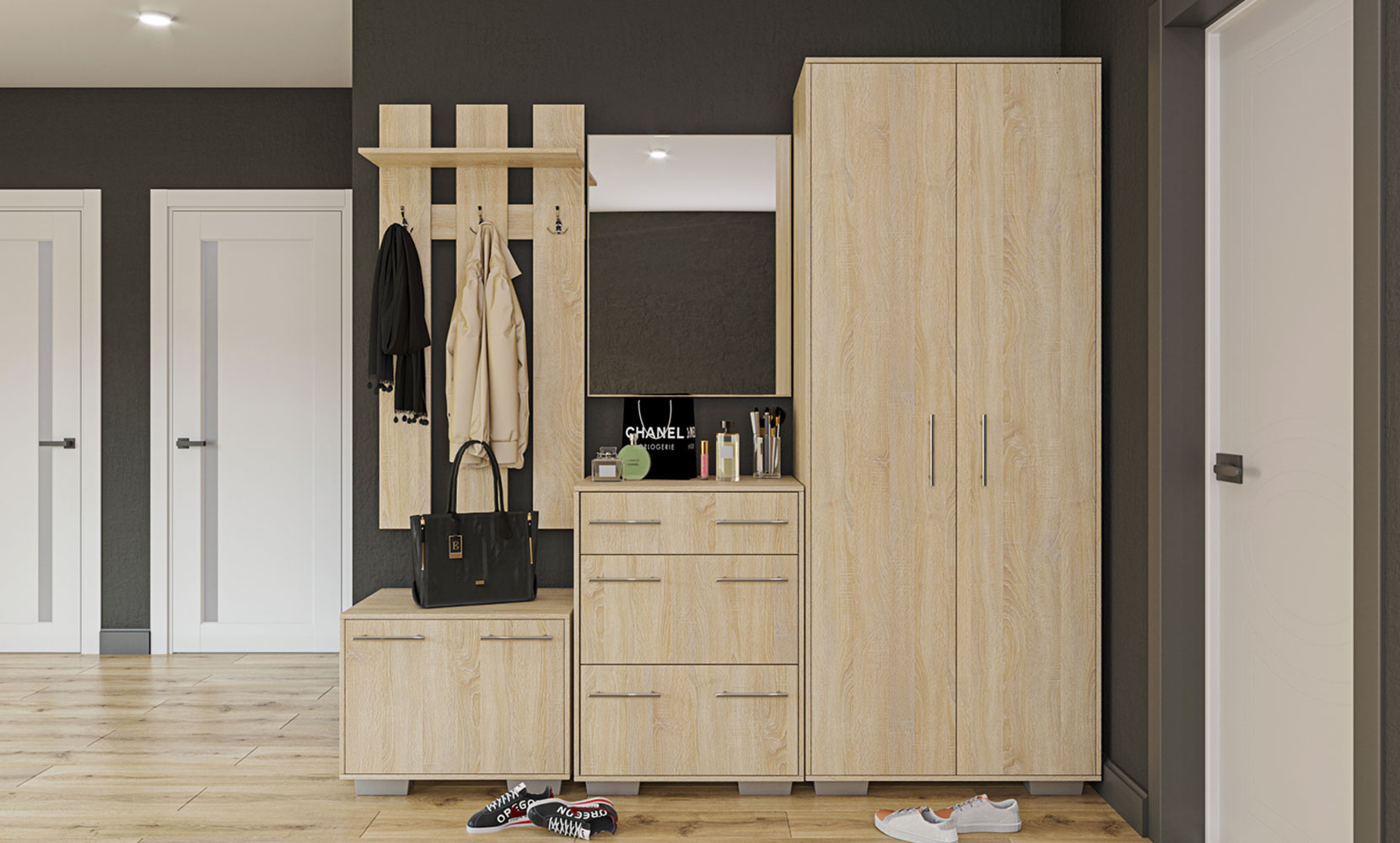 Дзеркало Ніка дзеркало 45/90 дуб сонома - фото 5