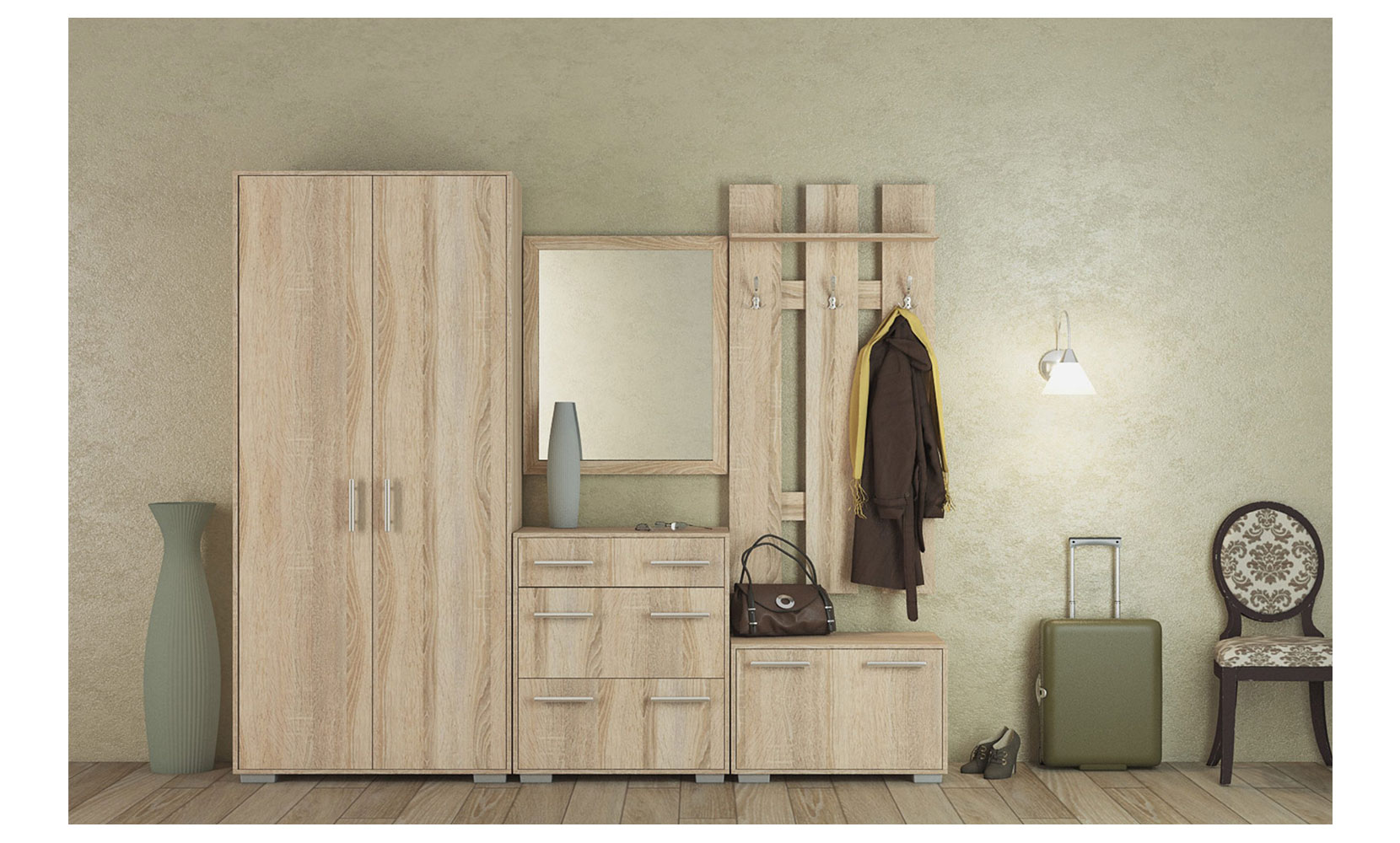 Дзеркало Ніка дзеркало 70/90 дуб сонома - фото 2