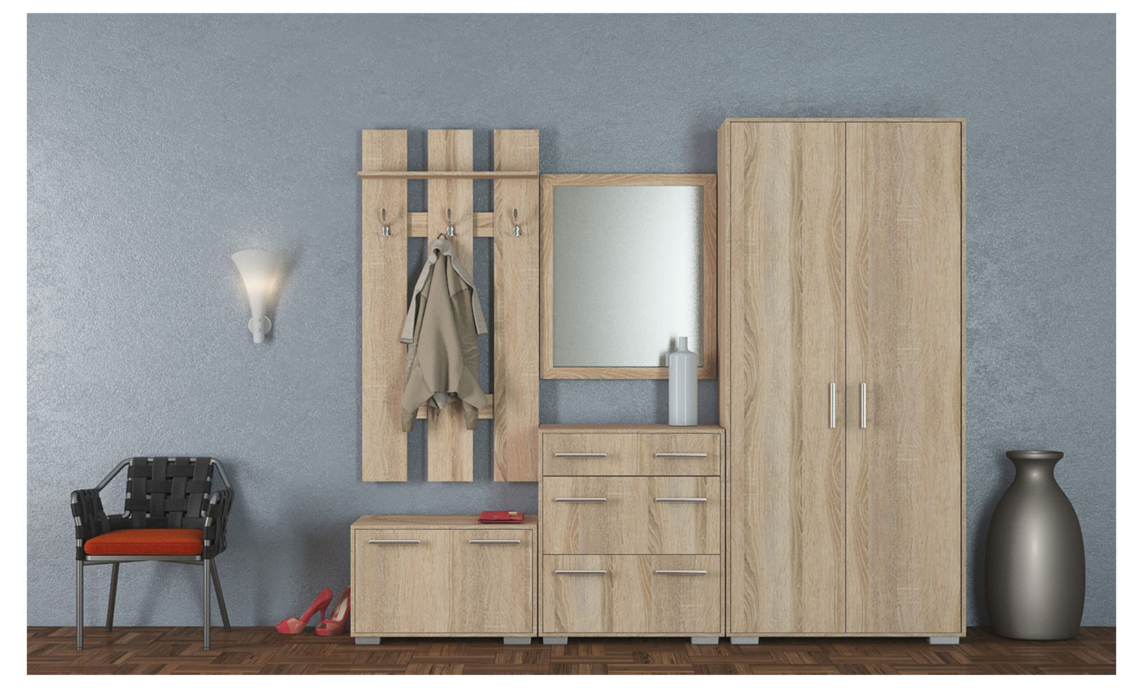 Дзеркало Ніка дзеркало 70/90 дуб сонома - фото 3