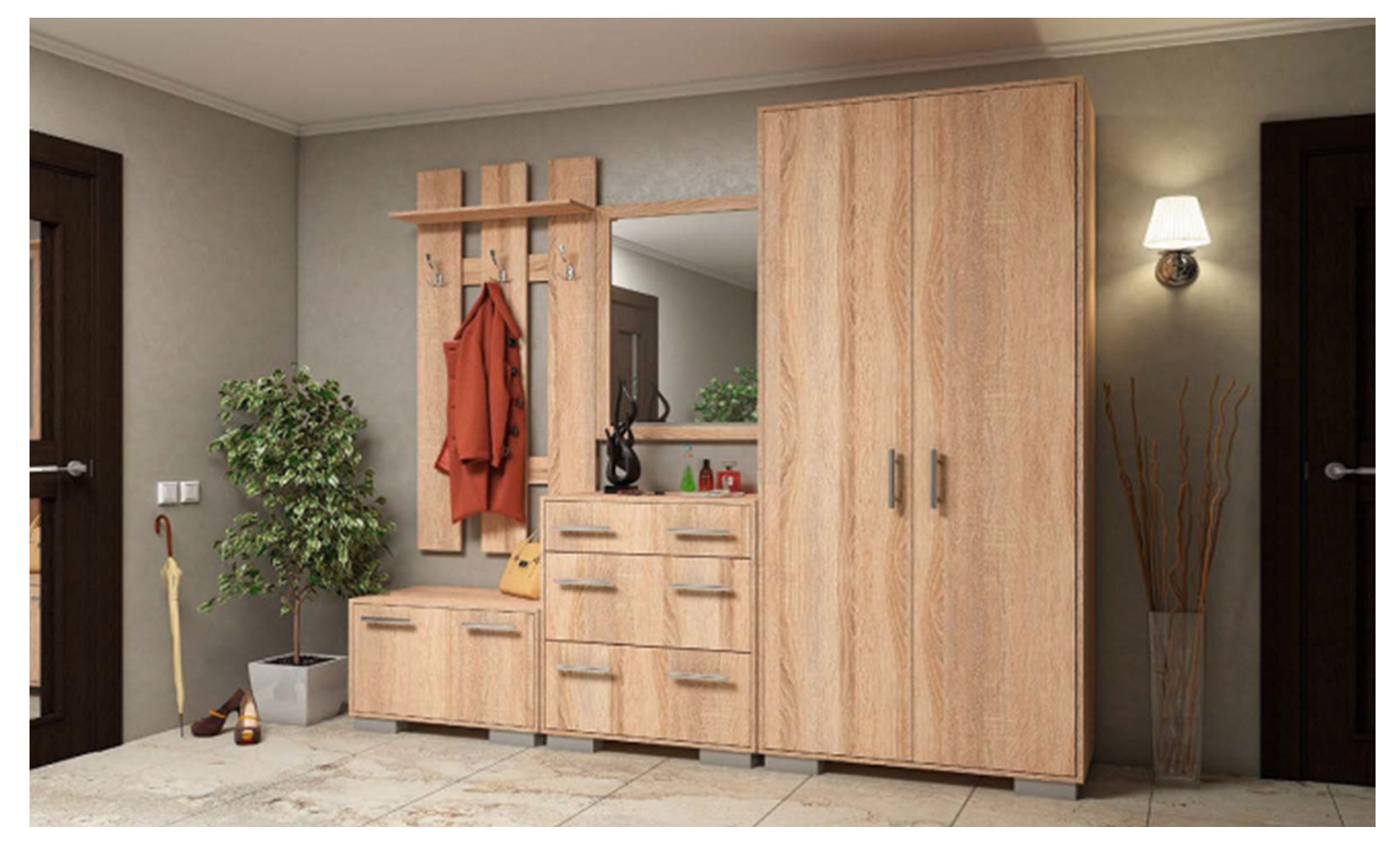 Дзеркало Ніка дзеркало 70/90 дуб сонома - фото 5