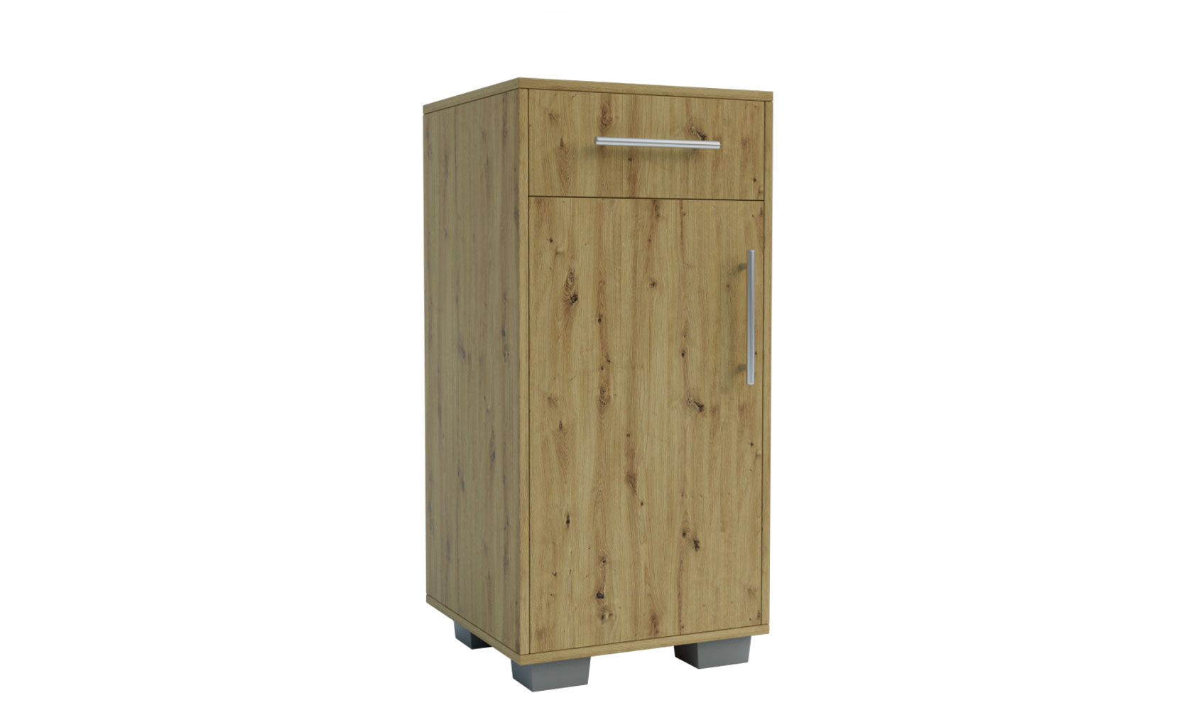 Тумба для взуття Ніка тумба Т-45/90/1Ш+1Д дуб артизан - фото 1