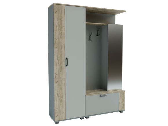 шиншила грей/дуб крафт сірий