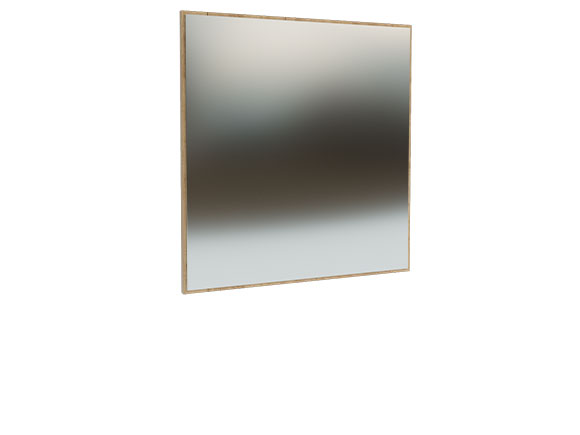 Урбан L дзеркало 900/780 дуб крафт золотий/сатин