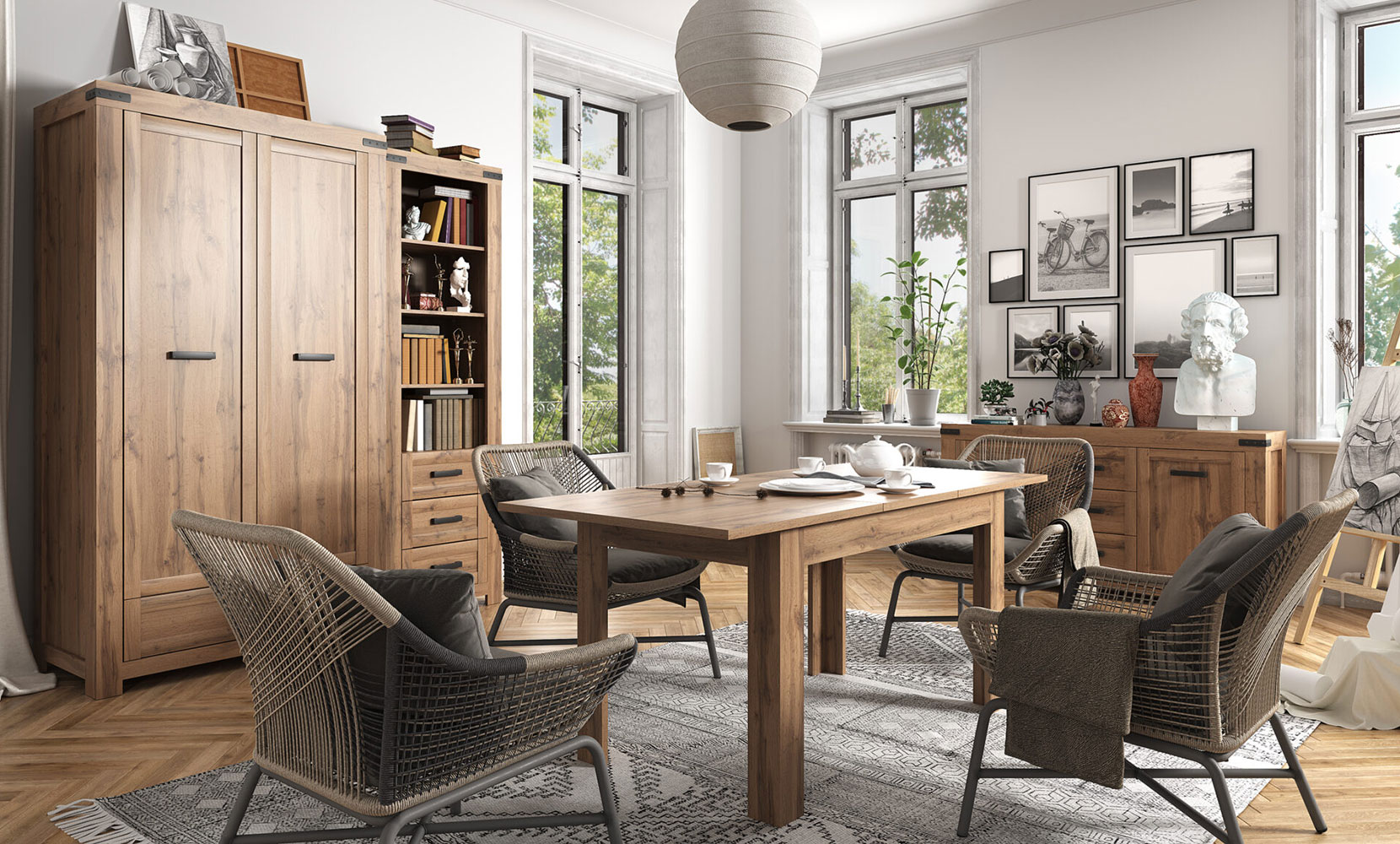 Комод Мортіз комод 2д дуб вотан - фото 9