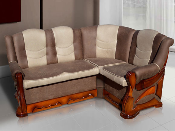 Візит 175*130 розкладний brown+beige/горіх