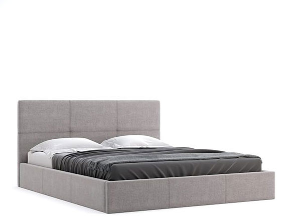 Ліжко Лілу LY-38 м'яке Ліжко 1,8 не підйомне сірий-Enjoy 21